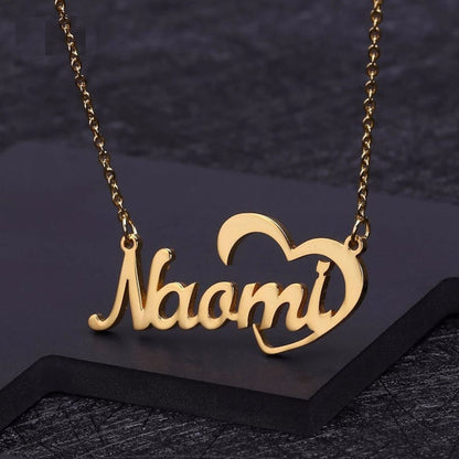 Personalized Name Rose Gold Clavicle Necklace
