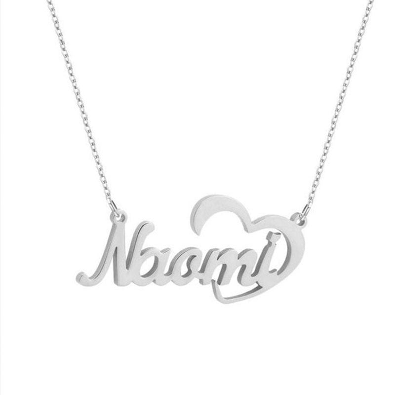Personalized Name Rose Gold Clavicle Necklace